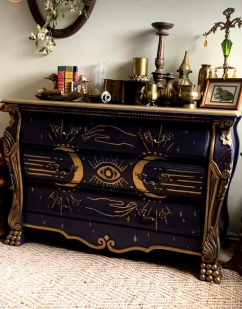 Deco Studio, Dark Home Decor, Goth Home Decor, Dark Home, Dream Room Inspiration, Flipping Furniture, Redo Furniture, Dream Decor, Dream House Decor