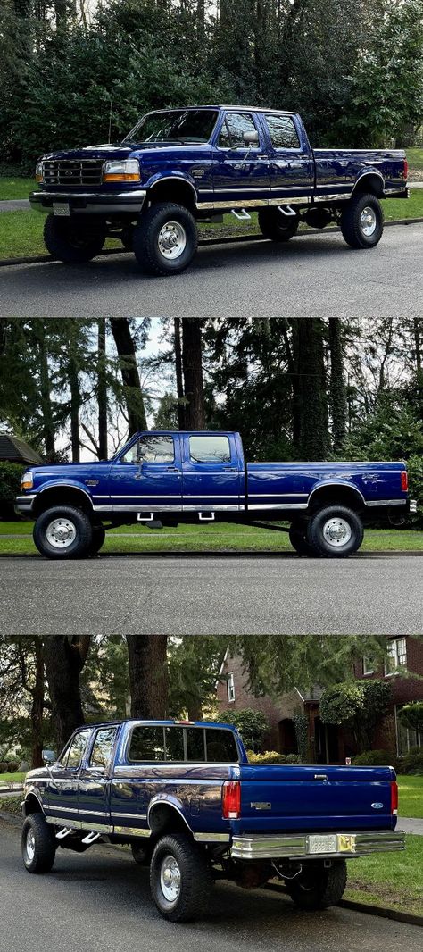 1997 Ford F-350 HD 4X4 CREW CAB 4DR LONG BED 7.3L Power Stroke Diesel ALL Record Obs 7.3 Powerstroke, Ford Obs 7.3, Obs Ford 7.3, 7.3 Powerstroke, Ford Dually, F250 Diesel, Ford Crew Cab, Baja Trucks, Ford Obs