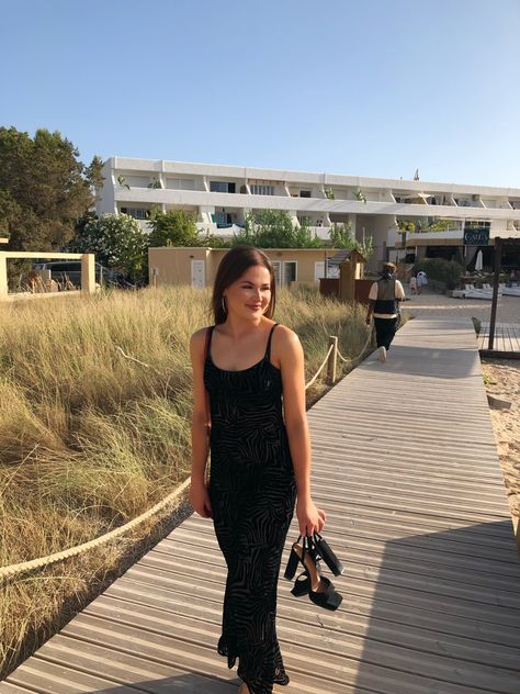 Girl on a beach in Ibiza wearing Realisation par amber zebra dress. Summer outfit ideas Realisation Par Alexandra Dress, Realisation Par Gia Dress, Realisation Par Iris Dress, Realisation Par Claudia Dress, Realization Par, Realisation Par Zebra Dress, Realisation Par, Zebra Dress, Ibiza