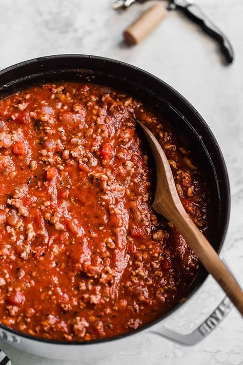 The Best Meat Sauce: A Special Family Recipe Meat Sauce Recipe, Homemade Meat Sauce, Brown Eyed Baker, Meat Sauce Recipes, Fruit Parfait, Bolognese Sauce, Best Meat, Vegetable Puree, Family Recipe