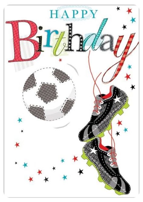 Happy Birthday Football, Happy Birthday Man, Happy Birthday Boy, Happy Birthday Kids, Birthday Wishes And Images, Happy Birthday Pictures, Birthday Clipart, Birthday Blessings, Belek