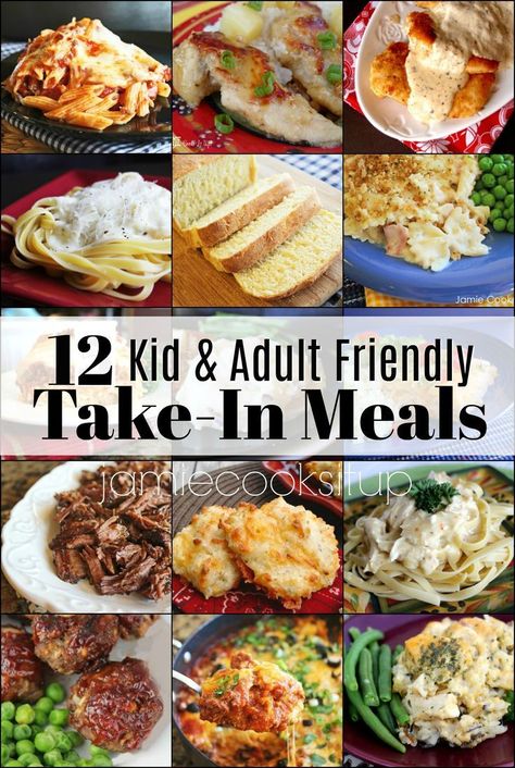 Jamie Cooks It Up Recipes, Cooking Meals For The Week, Get Well Meals Dinners Families, Meal Train Meal Ideas Families, Dinner For Neighbors, Easy Dinner For Meal Train, Neighbor Meal Ideas, Dinners For Meal Train, Taking A Meal To A Family