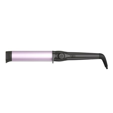 Deep waves are simple to create with the REMINGTON Oval Barrel Curling Wand. Use the Oval Barrel like any other curling wand, and the unique shape does the work of building deep, statement waves in no time. The barrel is built with Ceramic Technology for fast, even heat and less damage. And with a high heat of 400F and 30 temperature settings, its easy to find the heat you prefer for your hair type. For peace of mind, the end of the wand stays cool during styling, and the wand has an Auto Shut Off function. Size: 1.  Color: Purple. Deep Waver, Barrel Curling Iron, Hair Waver, Curling Hair With Wand, Curling Wand, Wand Curls, Bed Head, Deep Wave, Hair Curlers