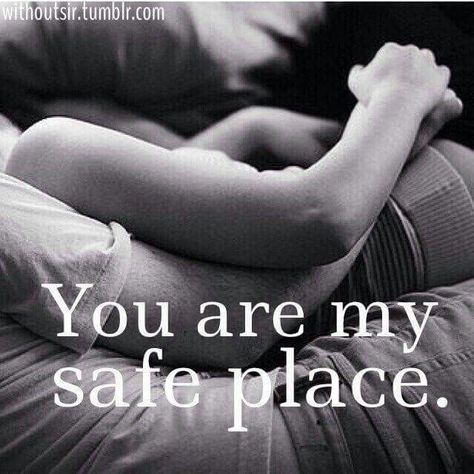 My safe place.... in your arms Safe Quotes, My Safe Place, Place Quotes, Under Your Spell, The Perfect Guy, Hopeless Romantic, Safe Place, Romantic Quotes, Quotes For Him