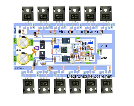 Power Amplifier Audio, Amplifier Audio, Diy Amplifier, Subwoofer Amplifier, Class D Amplifier, Sound Boxes, Computer Basics, Electronics Components, Power Amp