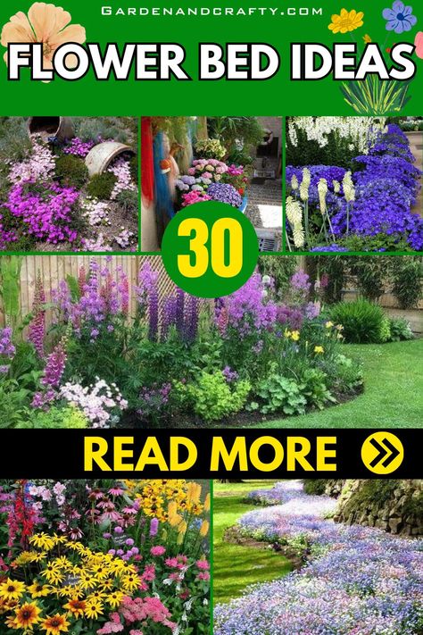 30 Flower Bed Ideas That Are Worth Trying In Your Garden Raised Bed Layout, Diy Ponds Backyard, Trailing Flowers, Flower Bed Ideas, Mosquito Repelling Plants, Recycled Glass Bottles, Chinese Money Plant, Trailing Plants, Unique Planter