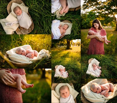 Houston newborn photographer | outside newborn pictures Newborn Pictures Outside Family, Newborn Pics Outside, Newborn Photo Shoot Outside, Newborn Nature Photography, Spring Newborn Pictures Family, Garden Newborn Photography, Outdoors Newborn Photography, August Newborn Pictures, Outdoor Newborn Pictures