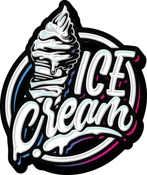 Ice Cream Lettering typography vector Ice Cream Lettering, Ice Cream Typography, Vector Game, Graffiti Lettering, The Ice, Game Design, Vector Art, Graffiti, Ice Cream