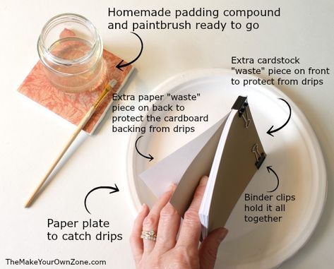 How to assemble and make your own notepads using your own DIY padding compound Diy Stationary Ideas, Diy Note Pad, Diy Notepad, Notepad Diy, Diy Notebooks, Diy Old Books, Stationary Business, Stationary Accessories, Diy Stationary