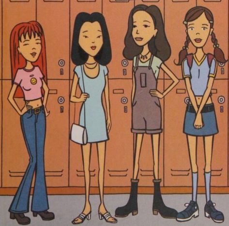 Daria Fashion Club, Quinn Daria, Daria Aesthetic, Daria Characters, Quinn Morgendorffer, Daria Tv Show, Mtv Daria, Daria Mtv, 90s Cartoon Characters