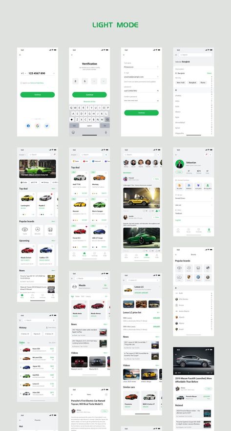 Car Sale Info App 50+ Screens , Available for Sketch, XD &amp; Figma Car Rental Website, Sale Advertisement, Sales App, Car Rental App, Car App, Car Ui, App Design Layout, App Ideas, App Concept