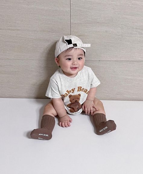 Ootd Baby Boy, Baby Boy Ootd, Kids Street Style, Korean Kids, Korean Baby, Cute Asian Babies, Baby Ootd, Korean Babies