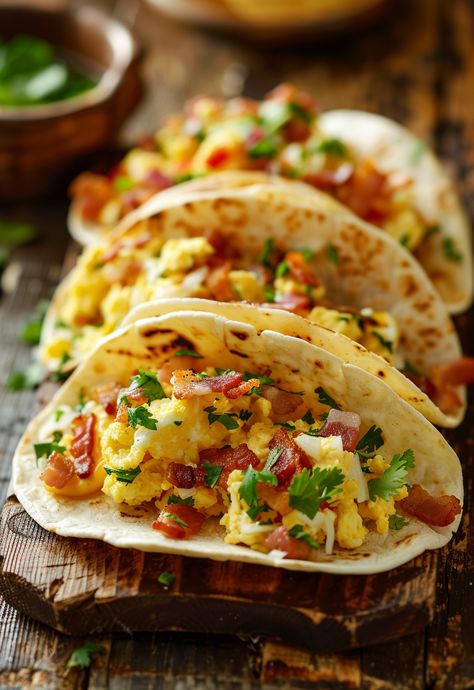 Learn How to Cook Breakfast Tacos Recipe For Free | Recipes You'll Love, Made Easy! Tex Mex Breakfast Tacos, Mexican Breakfast Tacos, Breakfast Tacos Healthy, Taco Breakfast, Texas Breakfast, Trendy Recipes, Breakfast Tacos Recipe, Breakfast Taco, Cook Breakfast