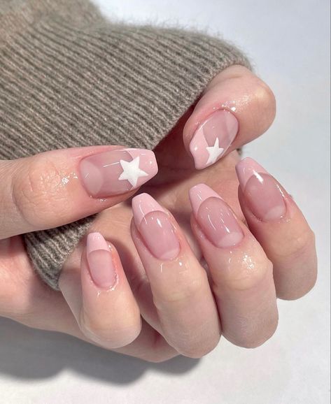 Hello Nails, Pretty Gel Nails, Really Cute Nails, Cute Gel Nails, Soft Nails, Nails Polish, White Nail, Kawaii Nails, Minimalist Nails