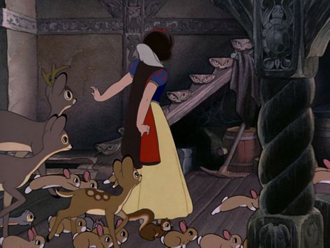 Snow White Movie, Snow White 1937, Sette Nani, Cottagecore Art, Snow White Disney, Disney Princess Fan Art, Disney Artists, Snow White And The Seven Dwarfs