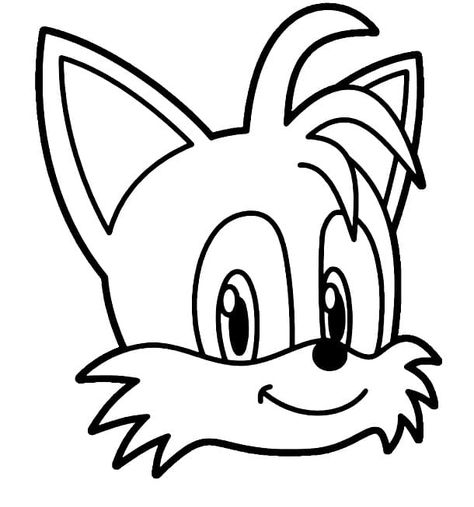 Sonic Tails Coloring Pages, Sonic And Tails Tattoo, Tails Coloring Pages, Sonic Coloring Pages, Paw Patrol Christmas, Face Clipart, Rose Coloring Pages, Pawprint Tattoo, Hero Games