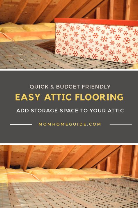 How To Finish An Attic On A Budget, Attic Flooring Ideas, Finishing An Attic On A Budget, Finishing Attic Space On A Budget, Attic Door Ideas, Finishing Attic Space, Attic Flooring Diy, Attic Storage Shelves, Crawl Space Storage