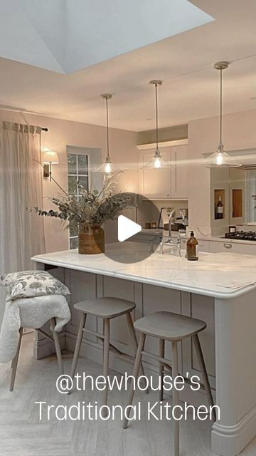 Howdens on Instagram: "Traditional kitchen magic! @thewhouse_’s transformation has us swooning...😍  Kitchen featured: Chilcomb Dove Grey and Chilcomb Dusk Blue" Dove Grey Kitchen, Light Grey Kitchens, Extension Plans, House Extension Plans, Dusk Blue, Kitchen Magic, House Extension, Grey Kitchen, House Extensions