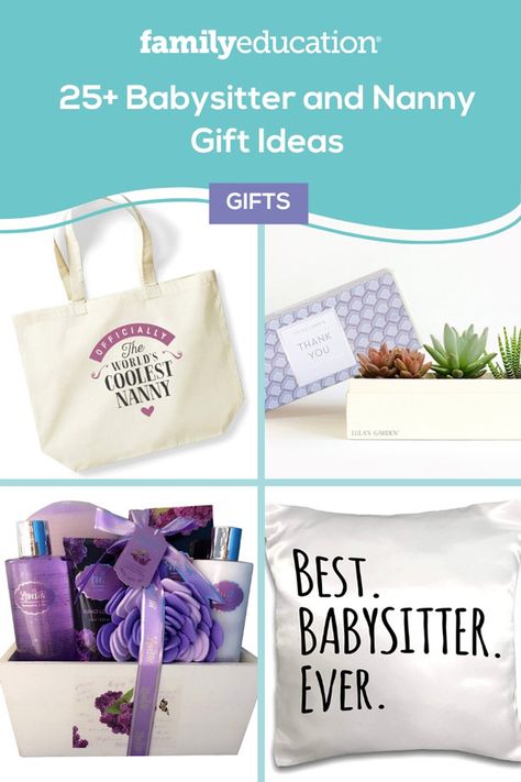 Looking for gifts for your child's babysitter or nanny? This gift guide for babysitters and nannies is perfect for Christmas shopping! #giftsforbabysitters #nannygifts #Christmasgifts #familyeducation Gifts For Nanny Last Day, Gift For Babysitter Christmas, Christmas Gift For Nanny, Babysitter Gifts Christmas, Christmas Gift For Babysitter, Babysitter Christmas Gifts, Gifts For Babysitter, Babysitter Ideas, Appreciation Gift Ideas