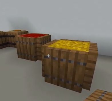 Minecraft Barrel Storage, Minecraft Food Storage, Minecraft Barrel Storage Ideas, Wine Barrel Storage, Zoo Boo, Minecraft Food, Wine Barrel, Food Storage, Mansion