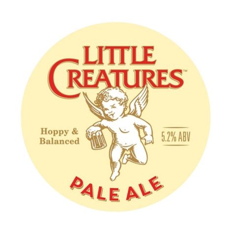 2000, Little Creatures Pale Ale. The beer that inspired this crazy journey, ours is a hop driven Pale Ale bursting with flavour and aroma. Full-bodied yet refreshing, the bitter finish will leave your tastebuds craving more. * 29486MDT Little Creatures, Beer Brands, Beer Labels, The Beer, Beer Label, Pale Ale, Bitter, Tattoo Ideas, Beer