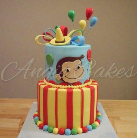 Curious George birthday cake Curious George Birthday Cakes, 2nd Birthday Curious George, Curios George Cake, Curious George Cake Birthday, Curious George Cake Ideas, Curios George Birthday Party, Curious George Smash Cake, Curious George Birthday Party Ideas 2nd, Curious George Birthday Party Ideas 1st