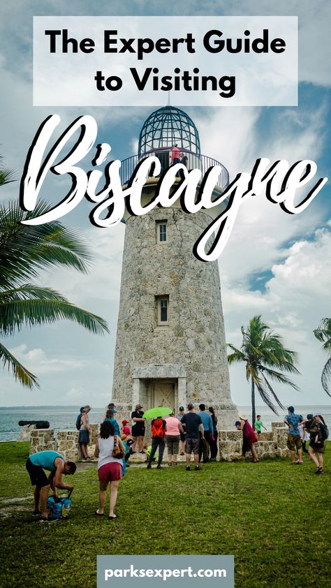 Visiting Biscayne National Park is one of Florida's most unique activities. Check out a local's guide to the best hikes, campgrounds, and tours in the park. | Visiting Biscayne National Park | Snorkeling in Biscayne National Park | Camping in Biscayne National Park | #biscayne #biscaynenationalpark #nationalparks #florida Skipping Christmas, Key Biscayne Florida, Florida National Parks, Sisters Trip, National Park Passport, Biscayne National Park, Dry Tortugas National Park, National Park Camping, National Parks Photography