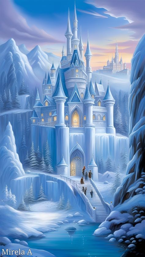 Snow Castle Aesthetic, Elsa Background, Elsa Ice Castle, Frozen Ice Castle, Disney Frozen Castle, Frozen 2 Wallpaper, Elsa Castle, Disney Princess Challenge, Frozen Background