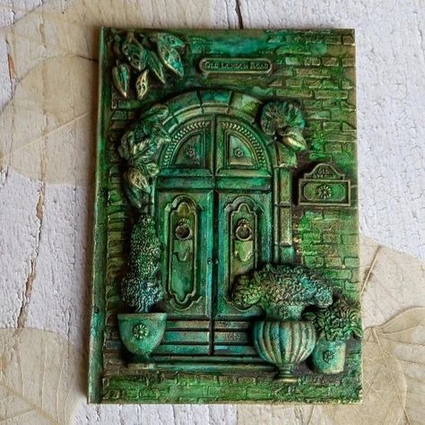 Iod Moulds, House Mold, Diary Design, Chinese Crafts, Portfolio Covers, Wax Art, Witch Spirituality, Mixed Media Art Canvas, Mixed Media Projects