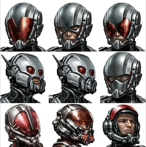 Ant Man Concept Art, Superhero Helmet Design, Ant Man Helmet, Costume Concept, Venom Thanos, Marvel Concept Art, Spider Men, Helmet Designs, Affiliate Amazon