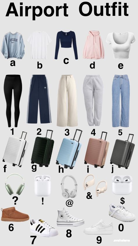 Airport Ootd Travel, Outfit Ideas For Airport, Air Port Outfit Ideas, Outfits For Flying, Port Outfit, Vanilla Clothes, Camp Fits, Airport Essentials, Air Port Outfit