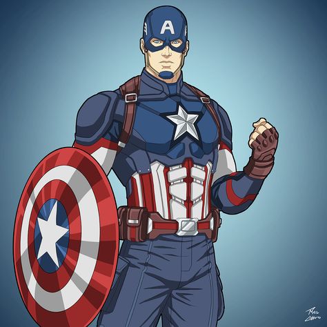 Capitan America Wallpaper, Lego Captain America, Captain America Drawing, America Drawing, Earth 27, Captain America Art, Phil Cho, Marvel Superheroes Art, Captain America Comic