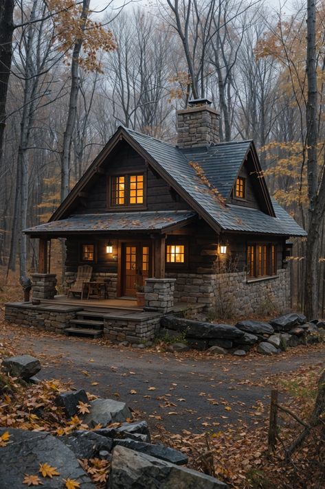 Enchanted Forest Home Fairy Tale Cottage Interior, Fairy Tale Cottage, Animated Photos, Forest Home, Cabin Aesthetic, Cabin Inspiration, Barn House Design, Witch Cottage, Cabin Exterior