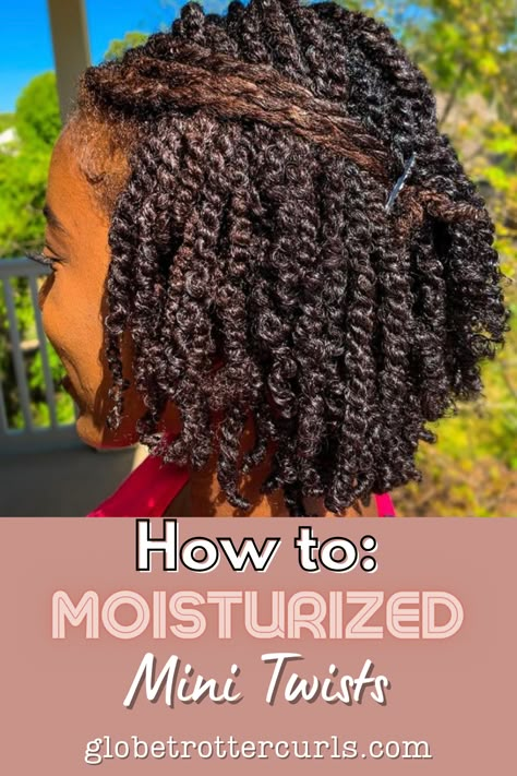 Hair Twists Natural Hair, Mini Twists On Wet Hair, How To Twist 4c Natural Hair, Old Twist Out Styles Natural Hair, Products For Mini Twists, Mini Twists Long Natural Hair, Mini Twists On Blown Out Hair, Diy Mini Twists Natural Hair, Mini Twist Styles Natural Hair