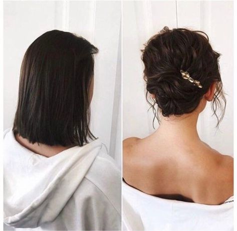 Wedding Hairstyles For Short Hair, The Undercut, Short Brown Hair, Prom Hairstyles For Short Hair, Peinados Recogidos, Short Hair Balayage, Short Wedding Hair, Penteado Cabelo Curto, Hairstyles For Medium Length Hair