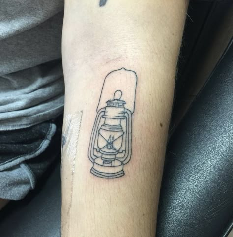 Lantern Tattoo Vintage, Group Tattoos, Lamp Tattoo, Matching Tats, Lantern Tattoo, Storm Lantern, Bottle Tattoo, Tasteful Tattoos, Line Art Tattoos