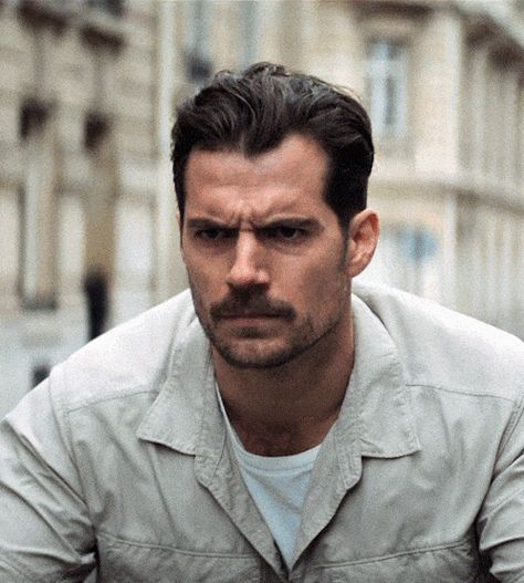 Henry Cavil In Mission Impossible, August Walker Henry Cavill, Henry Cavill Hairstyle, Henry Cavill Mission Impossible, August Walker, Gents Hair Style, Mustache Styles, Men Haircut Styles, Corte De Cabelo Masculino