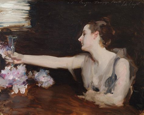 John Sargent, Art Parisien, Gardner Museum, Champagne Bubbles, Wine Club, John Singer Sargent, Charles Darwin, Pop Culture References, Oil Painting Reproductions