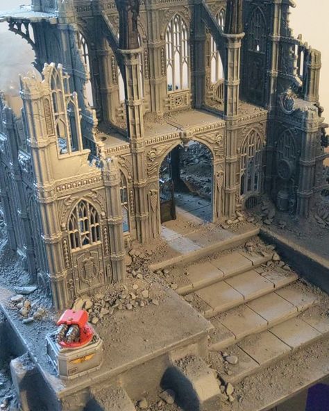 Danvers RFW on Instagram: “I havent finished painting a mini in months! The last quarter of 2019 has been dedicated to scenery building and I'm nearly done. The…” Sector Imperialis, Sector Mechanicus, 40k Scenery, Warhammer Scenery, Destroyed City, Scenery Building, Cursed City, Scenery Ideas, Space Girls