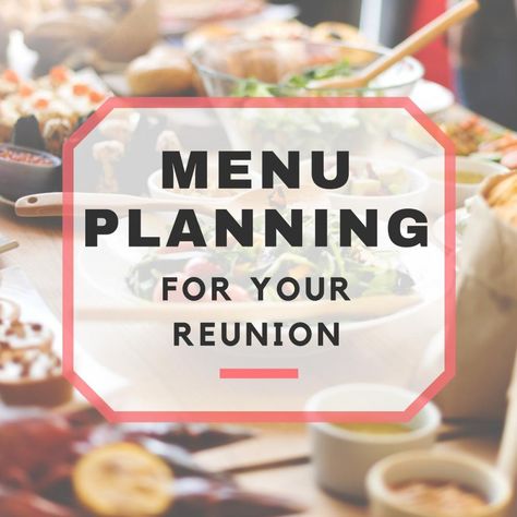 Menu Planning Ideas For Your Reunion Menu Planning Ideas, Family Reunion Food, Bread Loaves, Two Fish, Christmas Travel, Menu Ideas, About Family, Menu Planning, Menu Template