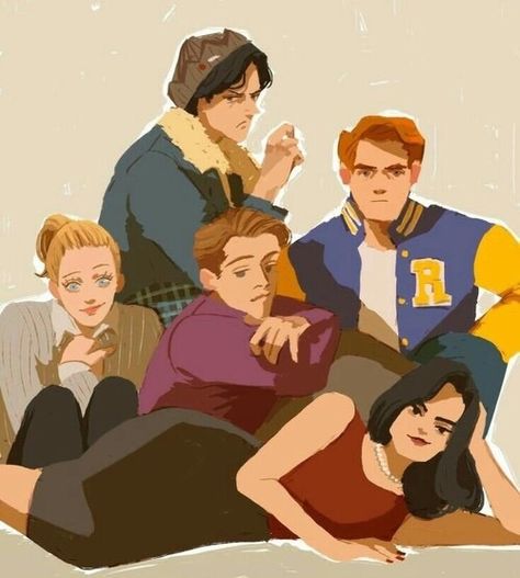 Riverdale Drawings, Riverdale Fanart, Archie Riverdale, Archie Comics Riverdale, Riverdale Cw, Riverdale Characters, Betty And Jughead, Riverdale Memes, Betty Veronica