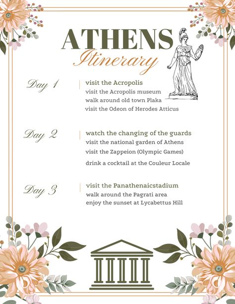 athens, athens itinerary, 3 day itinerary, itinerary inspiration, greece, greece inspiration Athens Greece 3 Day Itinerary, Athens 3 Day Itinerary, Athens 2 Day Itinerary, 3 Days In Athens, Athens Itinerary 3 Days, Athens Greece Itinerary, Greek Itinerary, Greece Travel Itinerary, Athens Walking Tour