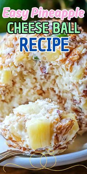 Easy Pineapple Cheese Ball Pineapple Cheeseball Recipes, Pineapple Cheese Ball, Carrot Cake Cheesecake Recipe, Pineapple Cheese, Cheese Ball Recipes Easy, Peach Pound Cakes, Vegetable Sticks, Easy Carrot Cake, Carrot Cake Cheesecake