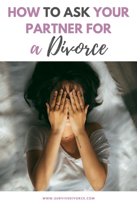 Thinking about how to ask for a divorce can be nerve wracking. Asking for a divorce is a huge step, so you should prepare yourself. This blog provides tips for before, during and after "the talk". #divorce #getdivorce #getdivorced #gettingdivorced How To Ask For A Divorce, Should I Get A Divorce, How To Prepare For A Divorce, What To Do Before Filing For Divorce, How To Bring Up Divorce, Steps To Take Before Divorce, How To Tell Your Spouse You Want Divorce, How Do You Know When Its Time To Divorce, I Want A Divorce