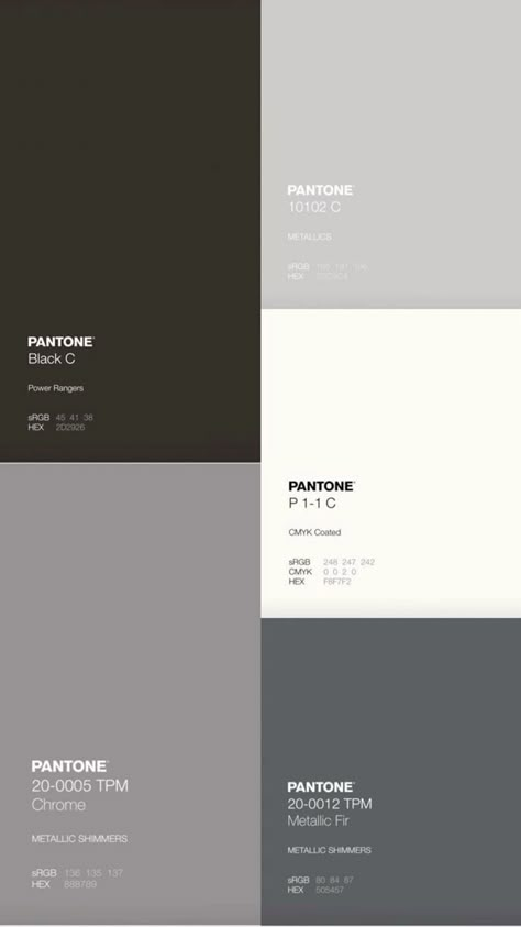 Pantone Charcoal Grey, Greyish Color Palette, Commercial Office Color Palette, Architect Color Palette, Colour Palette Black And White, Modern Luxury Colour Palette, Black And Gray Color Palette, Cool Gray Color Palette, Gray Black White Color Palette