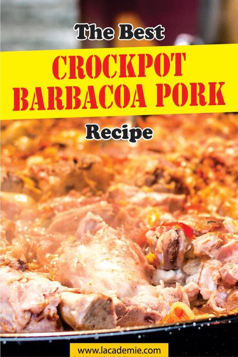 Barbacoa Pork: The Best Crockpot Recipe in 2024 Pork Barbacoa Crock Pot, Barbacoa Pork, Crockpot Barbacoa, Pork Barbacoa, Barbacoa Crock Pot, Cheesy Quesadilla, Best Crockpot, Chipotle Seasoning, Best Crockpot Recipes