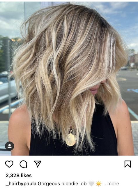 Balayage Blond, Blonde Hair Transformations, Hair Adviser, Blonde Hair Inspiration, Blonde Hair Looks, Haircuts For Medium Hair, Hair Color And Cut, Haircut For Thick Hair, Medium Hair Cuts