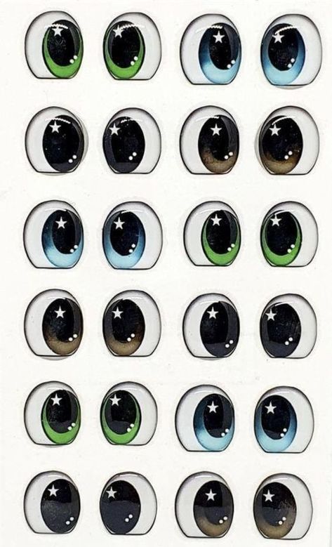 Cartoon Eyes Template Free Printable, Printable Eyes For Crafts, Digital Drawing For Beginners, Eyes Template, Eye Face Painting, Royal Icing Templates, Resin Eyes, Doll Face Paint, Copper Wire Art