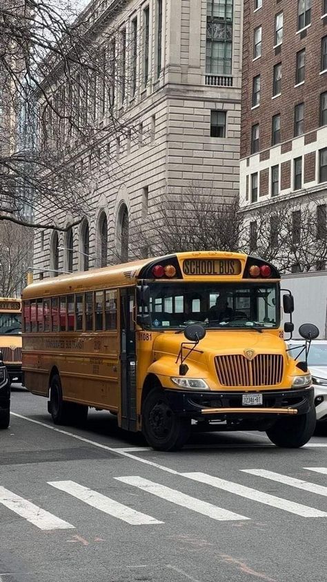 New York High School Aesthetic, New York School Aesthetic, Nyc School Aesthetic, Nyc High School, American High School Aesthetic, School Bus Aesthetic, American School Aesthetic, New York High School, Nyc School