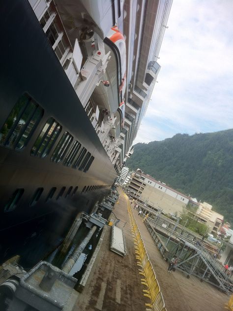 Docked in Juneau @HALCruises Oosterdam #cruise #HALCruises First Cruise, Holland America Line, Holland America, The Caribbean, Opera House, Sydney Opera House, Holland, Building, The World